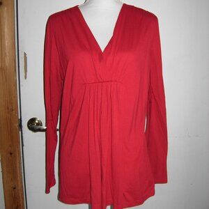 Cato Red Long Sleeve Top L